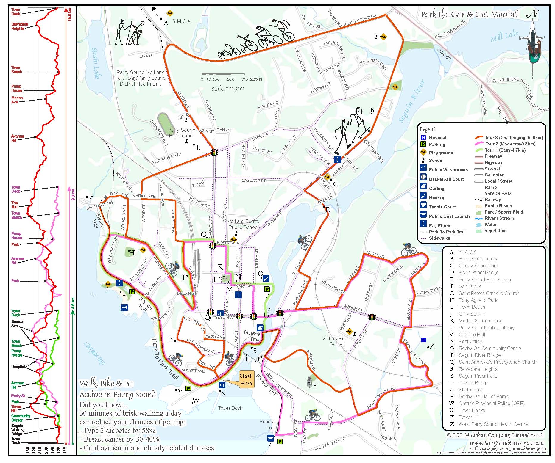 Map Of Parry Sound Area Maps & Routes